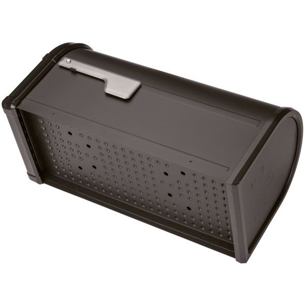 Architectural Mailboxes Hillsborough Steel Post Mounted Mailbox with